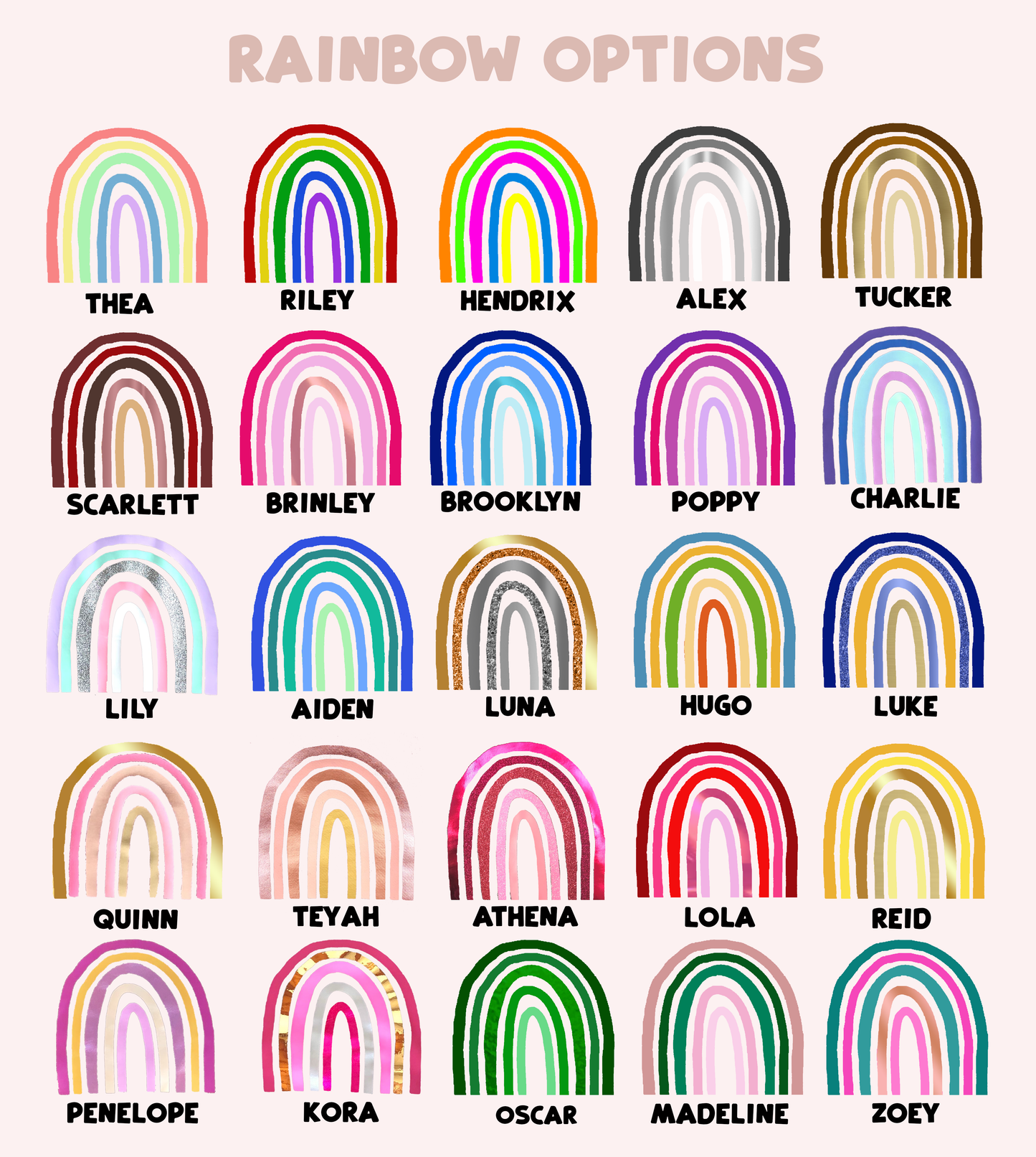 Rainbow Hoodies - Kids