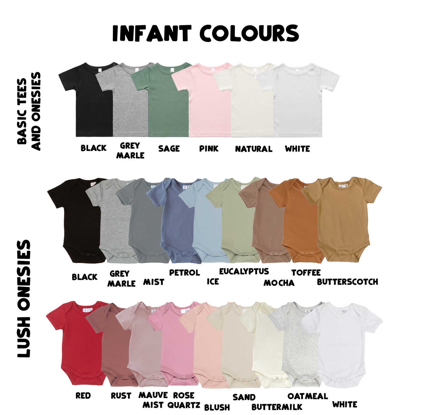 Cloth bums out - solid colour nappy tee