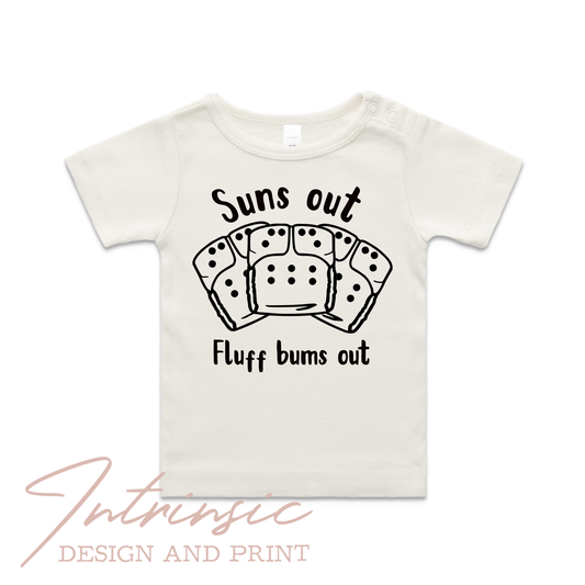 Fluff bums out - outline tee