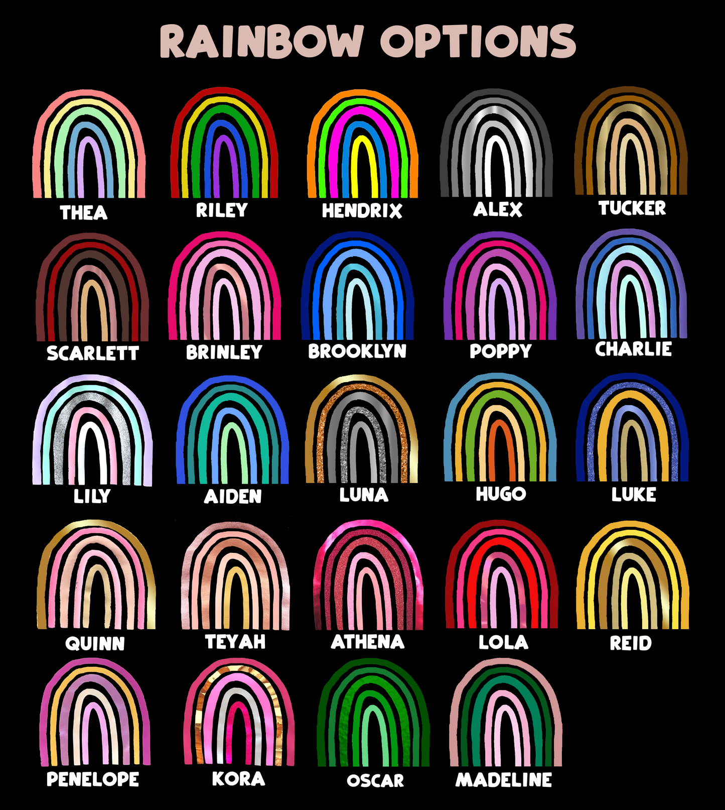 Rainbow long sleeve tees - Womens