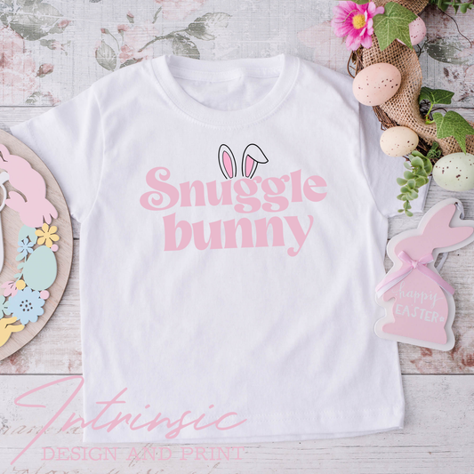 Retro Snuggle bunny - kids tee