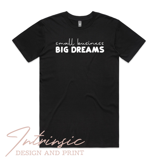 Big dreams block font - unisex