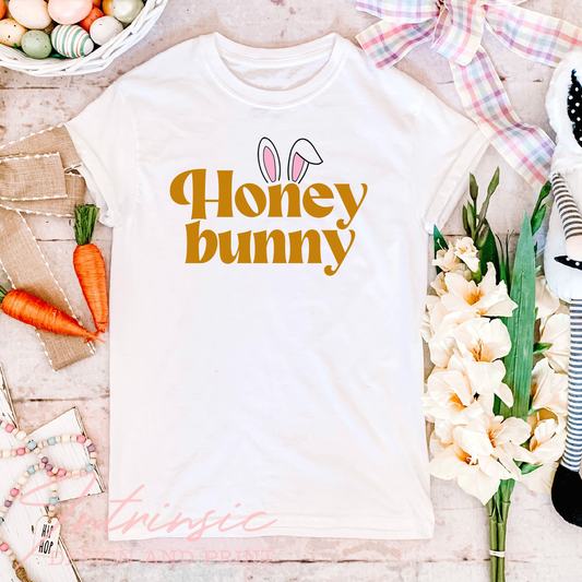 Retro Honey bunny - kids tee