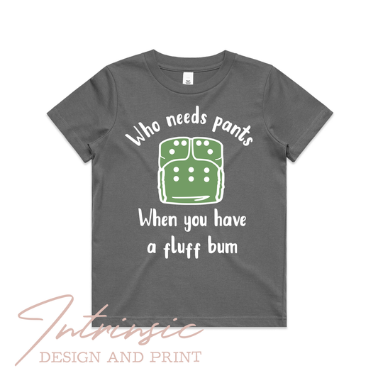 Who needs pants solid nappy print